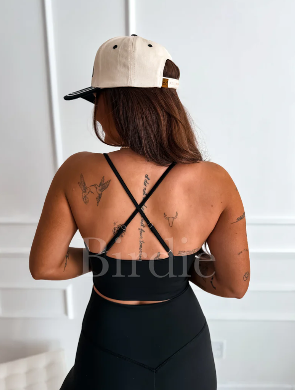 Lift & Lock Bra Legging Set in Black (Sold As Set) - Preorder (May)