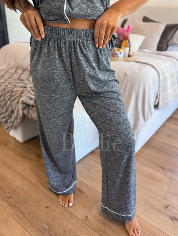 Short Sleeve PJ Set in Cookies & Cream (Sold as Set) - Preorder - August