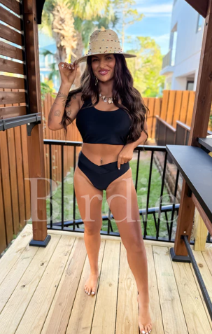 Black Tide Two Piece Swimsuit (sold as a set) - Preorder - June