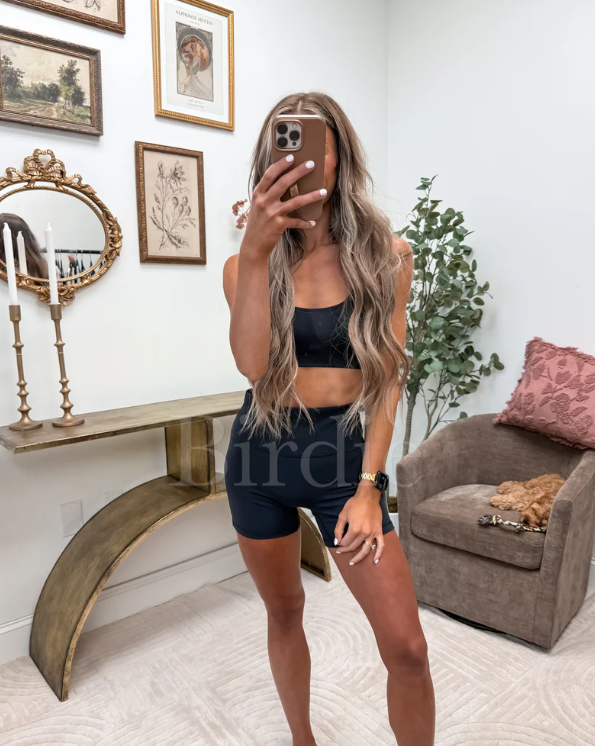 AirSkin Sports Bra - Black - Preorder - Oct.