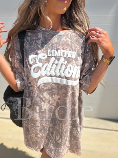 Limited Edition DARK CAMO Graphic Tee - Preorder - End of July