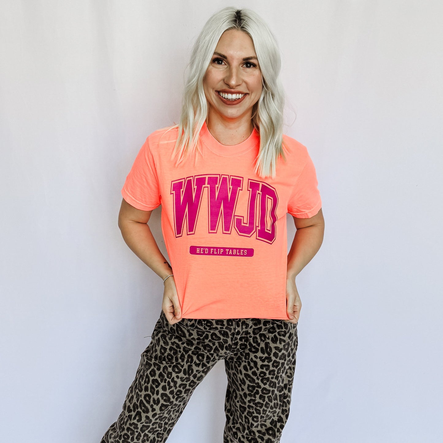 WWJD Flip Tables Graphic Tee