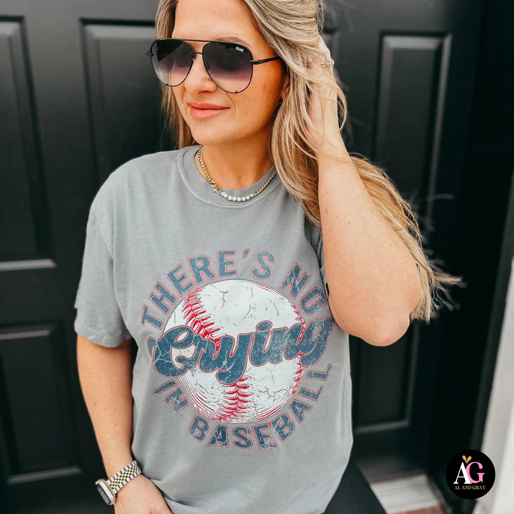 There's no crying in Baseball - Graphic Tee