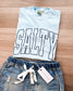 Salty Outline Comfort Colors Graphic Tee