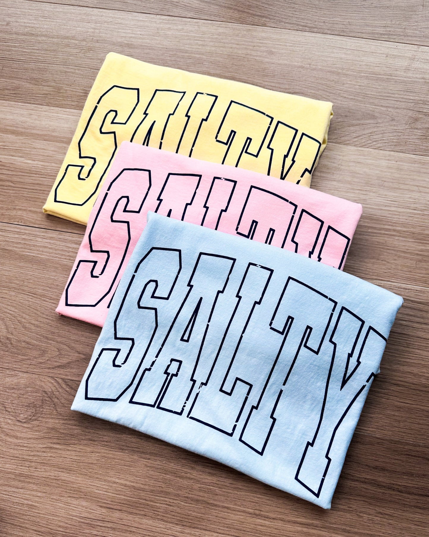 Salty Outline Comfort Colors Graphic Tee