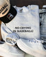 Baseball Embroidery Sweatshirt