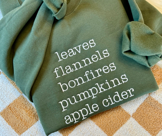 Fall Favorites Crew Neck Sweatshirt