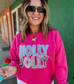 HOLLY JOLLY Sequin Sweatshirt