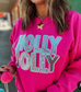 HOLLY JOLLY Sequin Sweatshirt