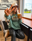 Coffee Weather Long Sleeve Graphic Tee