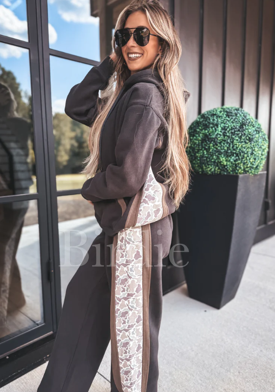 Charcoal Hoodie Pant Set -- Sold Individually