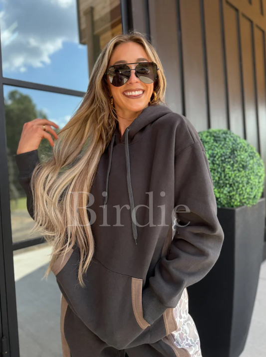 Charcoal Hoodie Pant Set -- Sold Individually