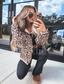 Cozy Cloud Jacket in Leopard
