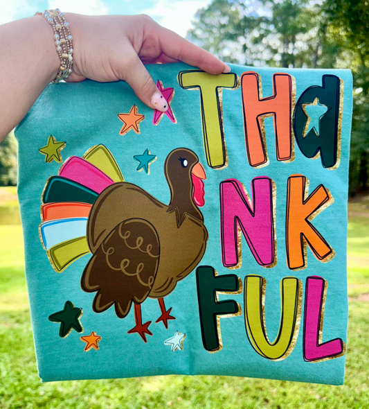 THANKFUL Turkey - Comfort Colors Graphic Tee