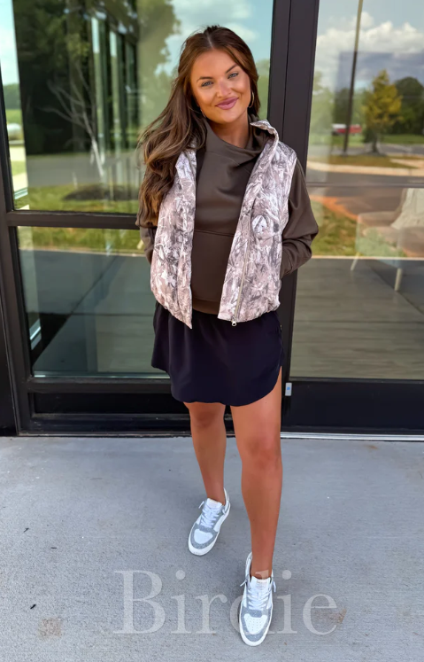 Dark Camo - Camo Puffer Vest - PREORDER (Early Dec.)