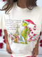 Grinch & Max with Quote Graphic tee on Ivory