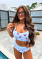 Two Piece Swimsuit in Cherry Belle (Sold as Set!) - Preorder - End of April