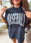 Duck Camo Baseball Graphic Tee on Black