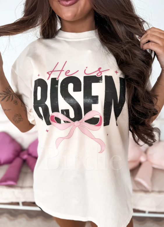 He is Risen - Easter Graphic Tee