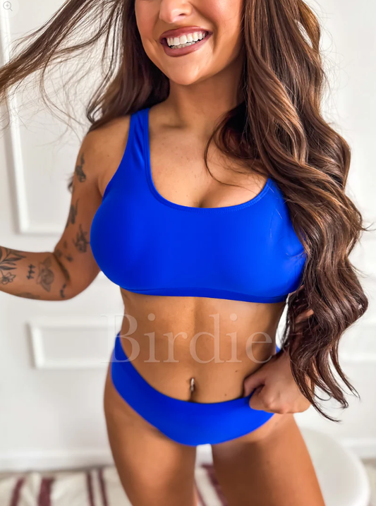 Two Piece Swimsuit in Electric Blue - Preorder (May)