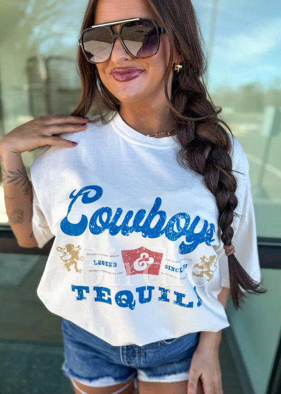 Cowboys & Tequila Graphic Tee