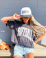 Softball Duck Camo Graphic Tee on Black