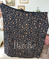 Indigo Wild Leopard Blanket Preorder - May