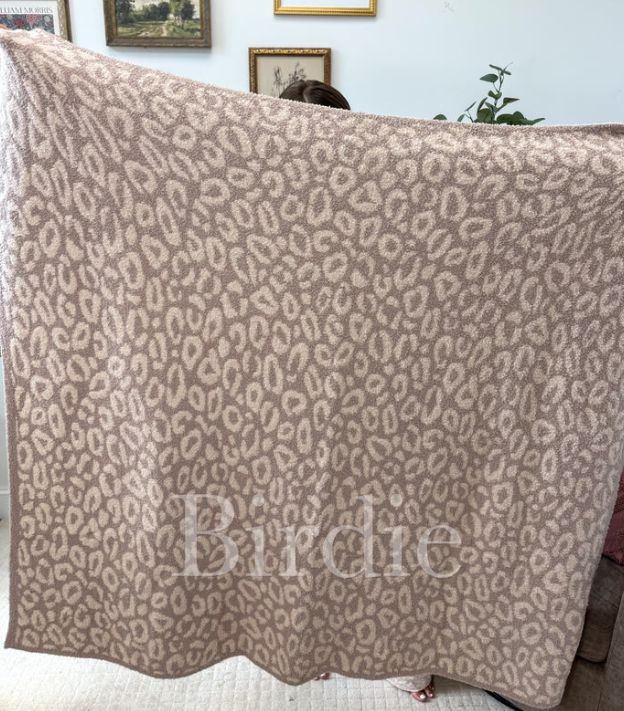 Honey Leopard Blanket Preorder - May