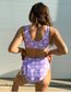 Three Piece Swimsuit in Lavender Shores - Preorder - May