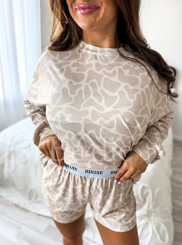 Two Piece Long Sleeve Boxer Set in Bare Marsh Camo (Sold as Set) - Preorder - June