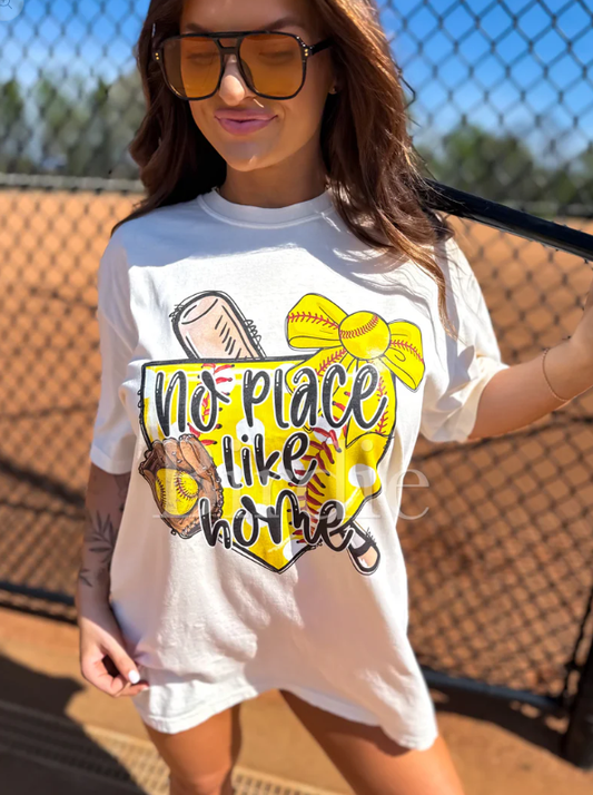 No Place Like Home Graphic Tee on Ivory