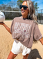 Duck Camo Volleyball Graphic Tee on Espresso