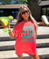 Save Water Drink Margs Vinyl Graphic on Neon Red Orange