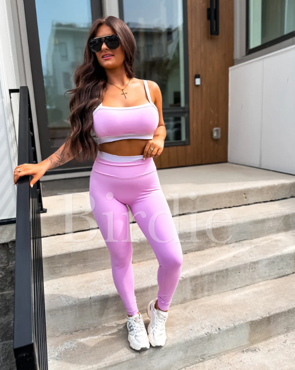 PowerSplit Bra in Blush Lavender - Preorder - July