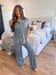 Short Sleeve PJ Set in Cookies & Cream (Sold as Set) - Preorder - August