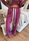 Bedtime Bliss Two Piece Love Sleeve Set in Berry Cream Dream (sold as set)- Preorder - August