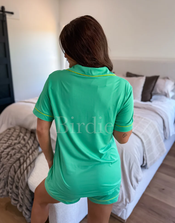 Slumber PJ Set in Pistachio Parlor (Sold as SET) - Preorder - August