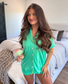 Slumber PJ Set in Pistachio Parlor (Sold as SET) - Preorder - August