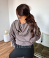 Summer Quarter Zip Pullover in Smoky Taupe - Preorder - August