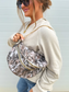 DARK Camo Double Zipper Crossbody Bag