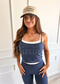 Sideline Set in Stormy Navy (SOLD AS SET)- Preorder - September