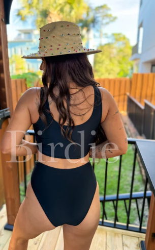 Black Tide Two Piece Swimsuit (sold as a set) - Preorder - June