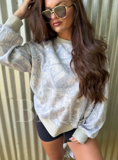 Softspun Crewneck in Light Timber Haze Camo - Preorder - Oct.