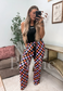 Stretchy Lounge Pants 2.0 - Candy Corn Checkered - Preorder - August