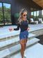 AirSkin Long Sleeve Top in Black - Preorder - September
