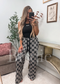 Stretchy Lounge Pants 2.0 in Boo Board Checkered - Shipping end of July / Early August