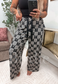 Stretchy Lounge Pants 2.0 in Boo Board Checkered - Shipping end of July / Early August