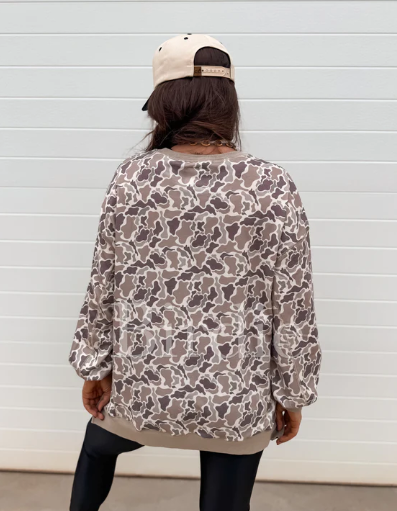 DUCK CAMO PULLOVER - Preorder - September