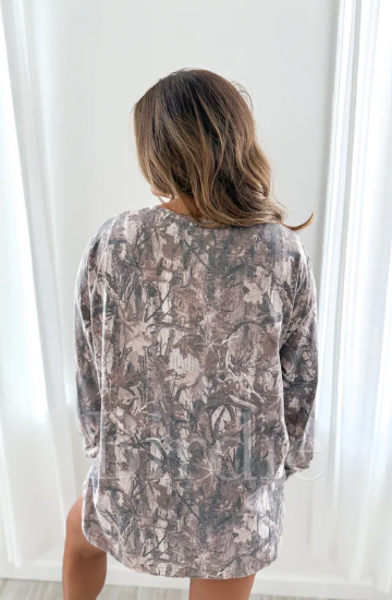 Woodland Wash Camo Long Sleeve Tee - Preorder - September