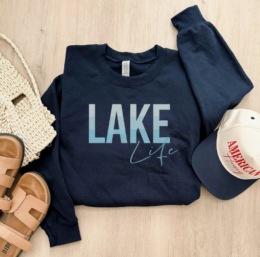 Lake life sweatshirt - Made to Order